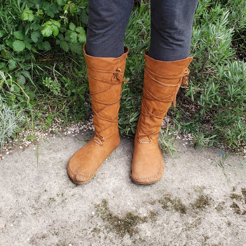 Barefoot-Boots With Laces Height Options: Ankle Boots Low Boots High Boots