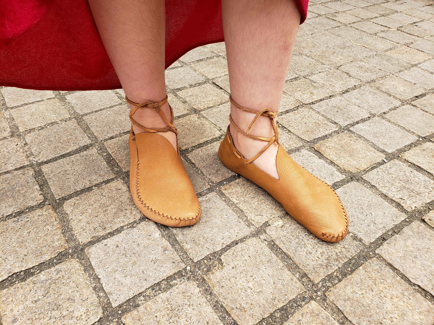 Moccasins For Big Kids and Teenagers, with Laces / Custom-Made Earthingmoccasins