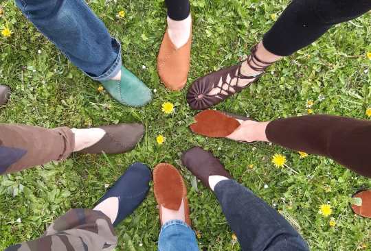 DIY Kit for Heart Moccasins Earthingmoccasins