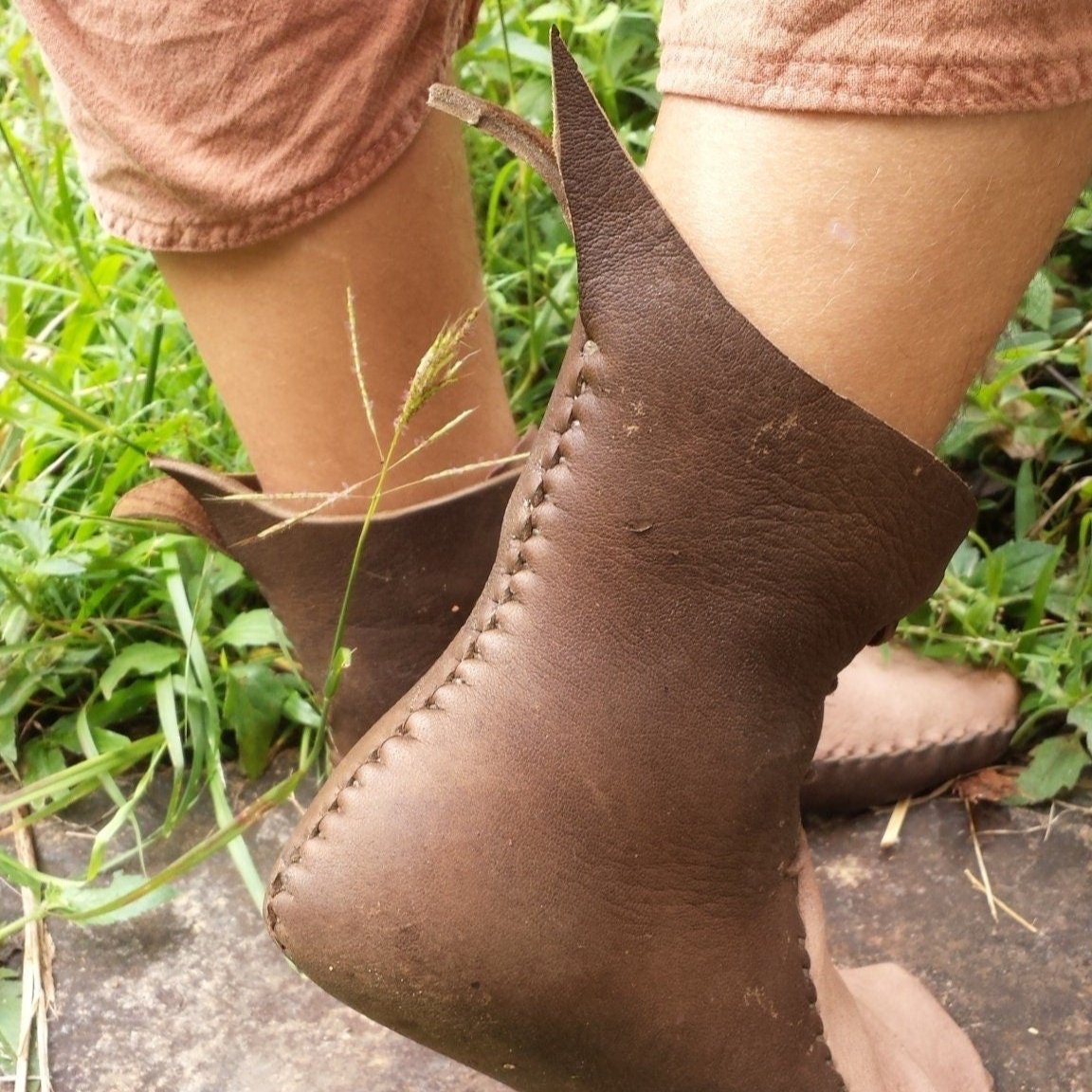 DIY Kit for "The Laced-Up Boots" Earthingmoccasins
