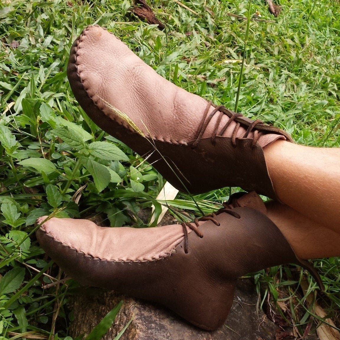 DIY Kit for "The Laced-Up Boots" Earthingmoccasins