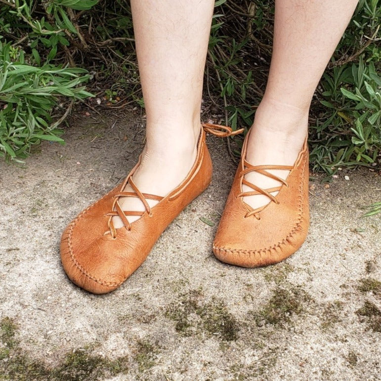 "The Summer" Moccasins / Custom-Made Barefoot Shoes