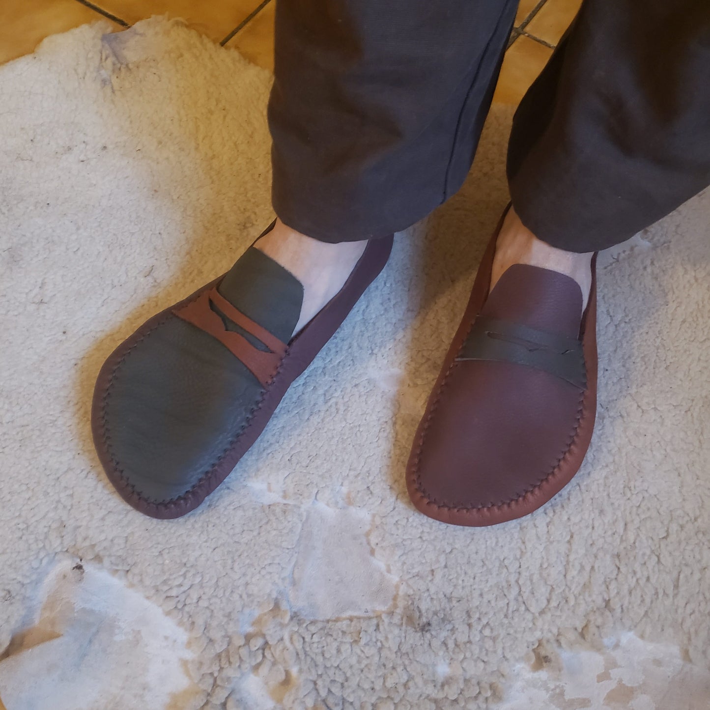 "Oxford" Moccasins / Custom-Made Barefoot-Shoes