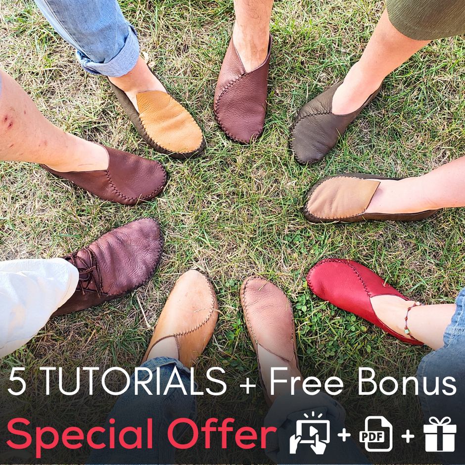 Moccasin Making - Tutorials & Patterns – Earthingmoccasins