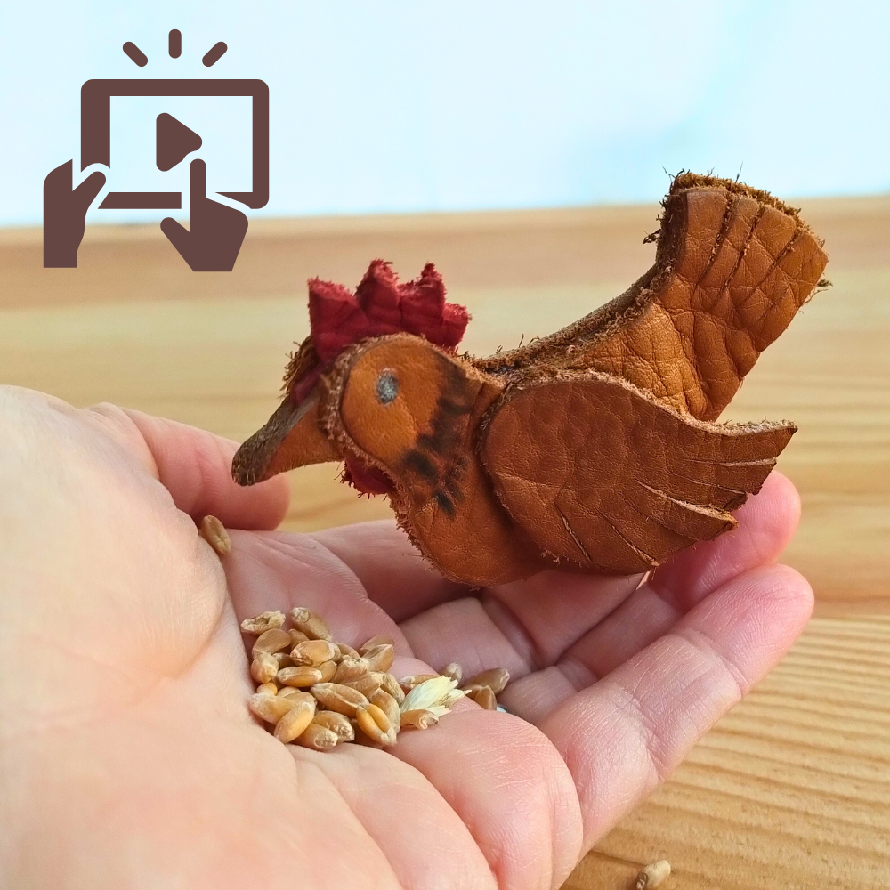 DIY Chicken Finger-Puppets