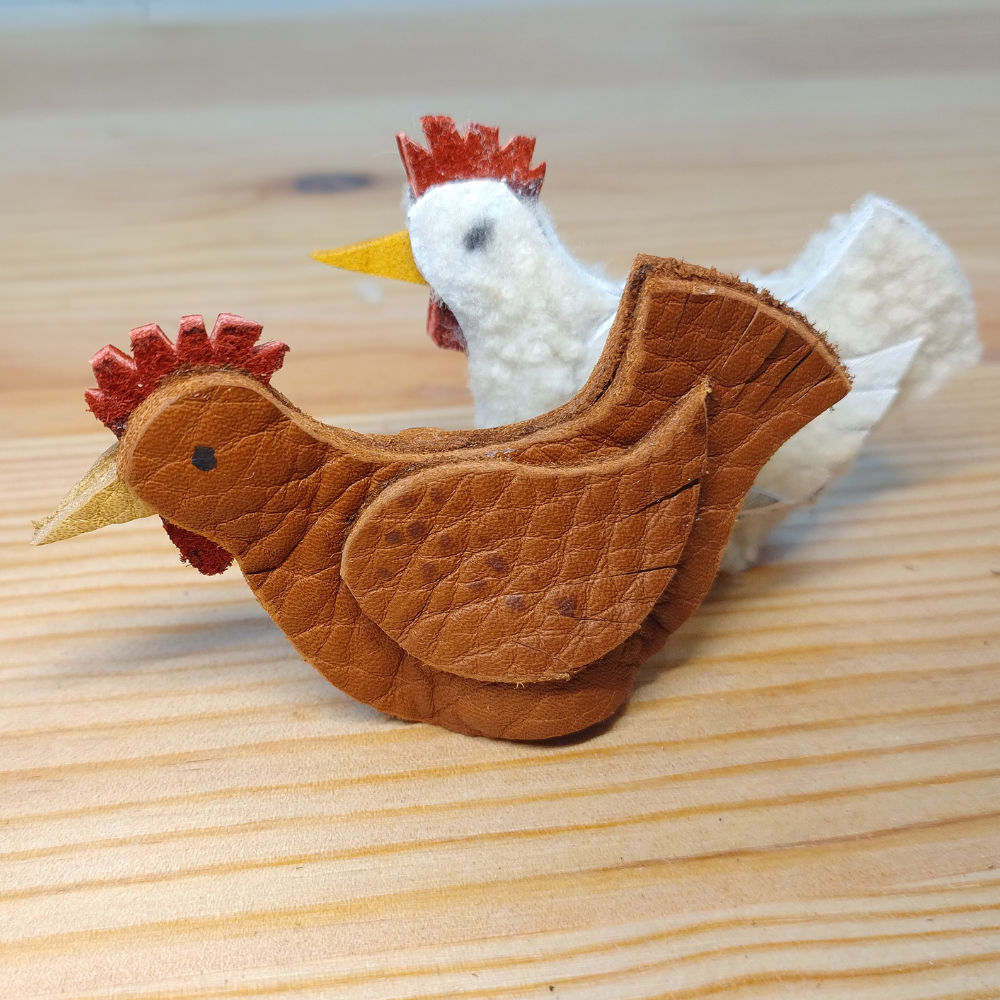 DIY Chicken Finger-Puppets