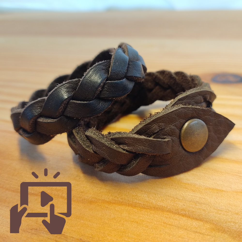 DIY Leather Bracelets and Hairbands