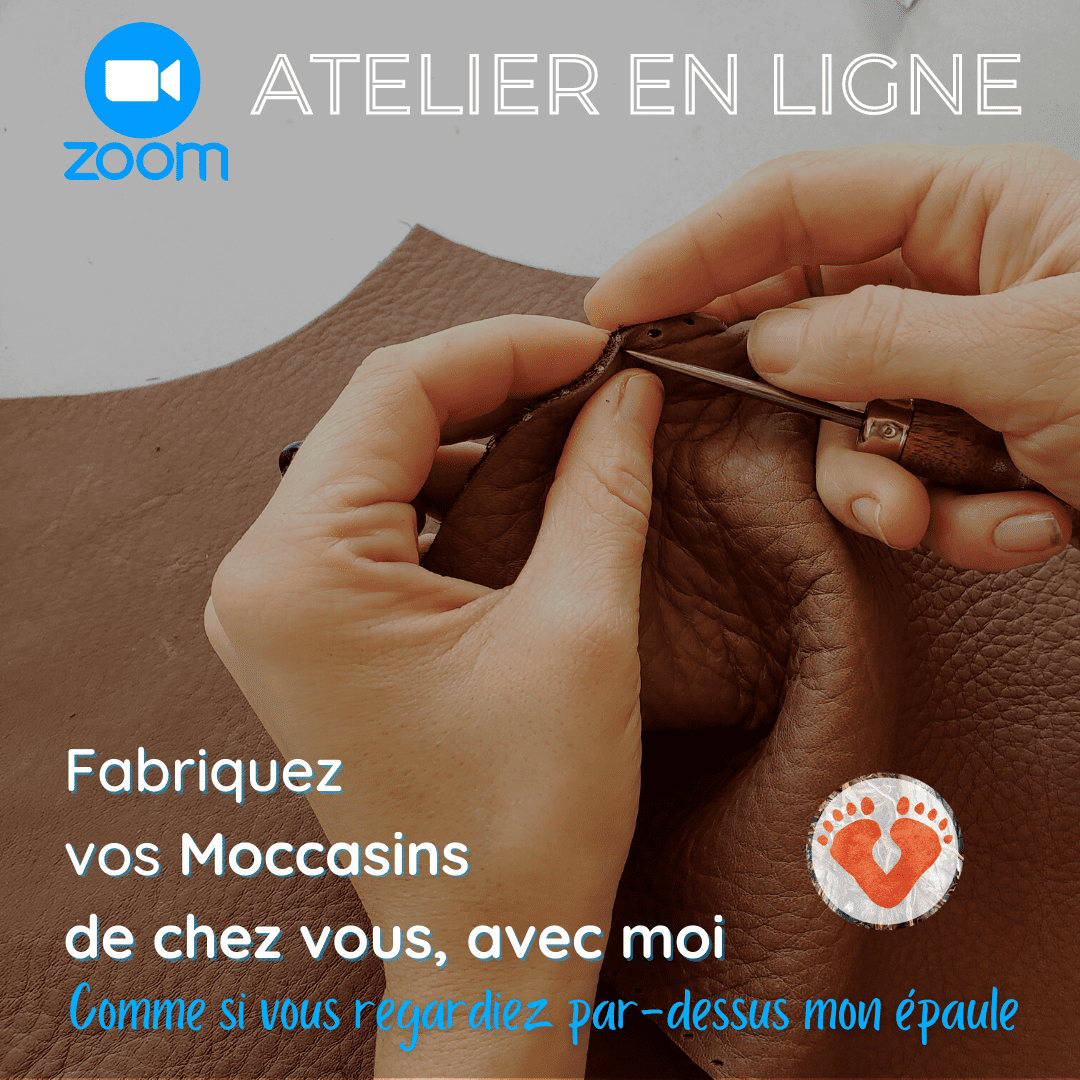 Atelier mocassins en ligne via Zoom (date a prevoir)