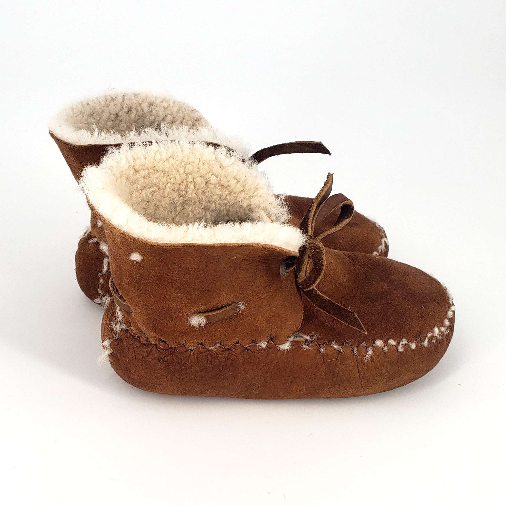 Baby and Kids Sheepskin Low Boots - Slippers / Inner Boot Liners Earthingmoccasins