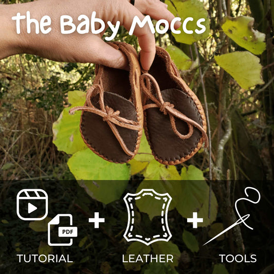 DIY Kit for Baby Moccasins Earthingmoccasins