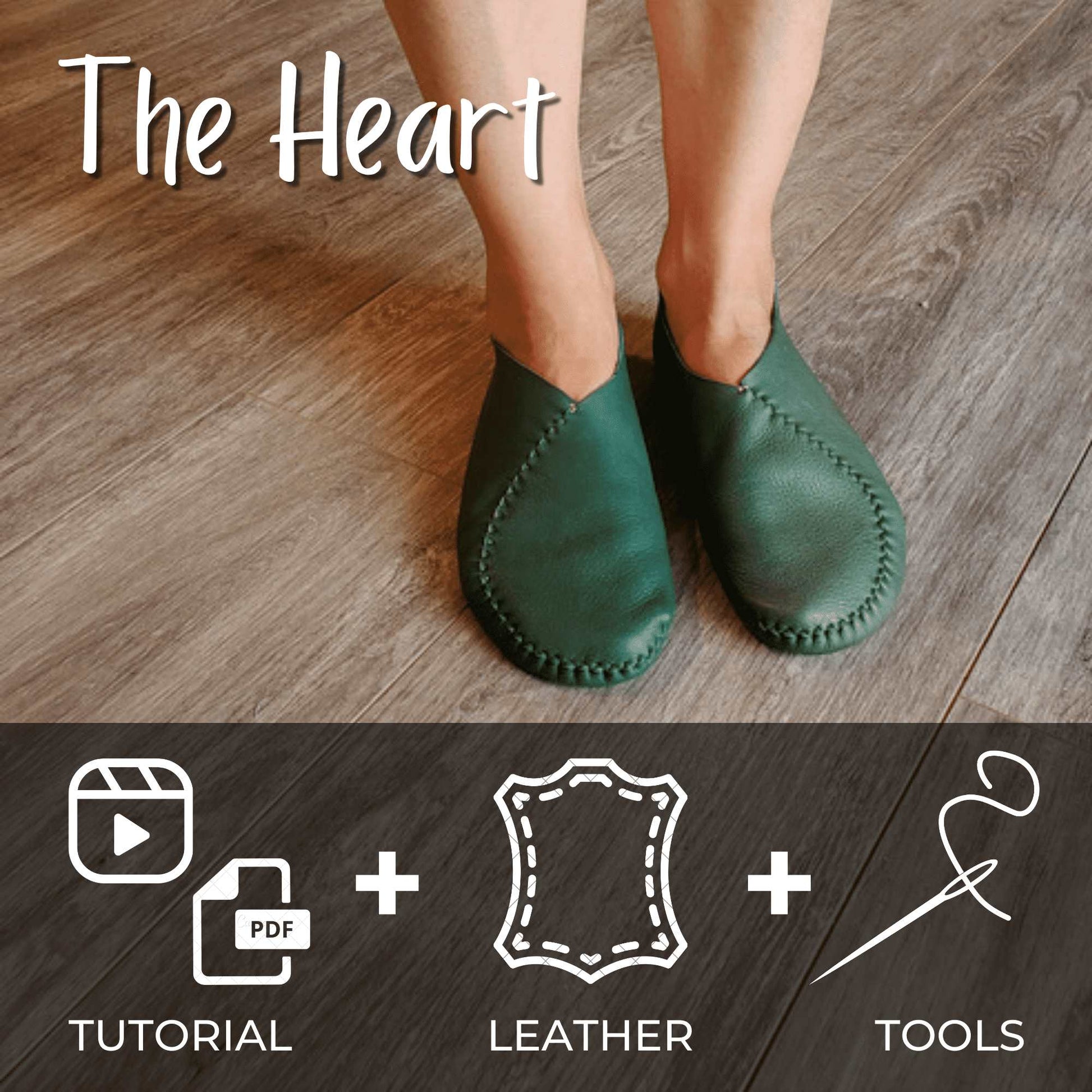 DIY Kit for Heart Moccasins Earthingmoccasins