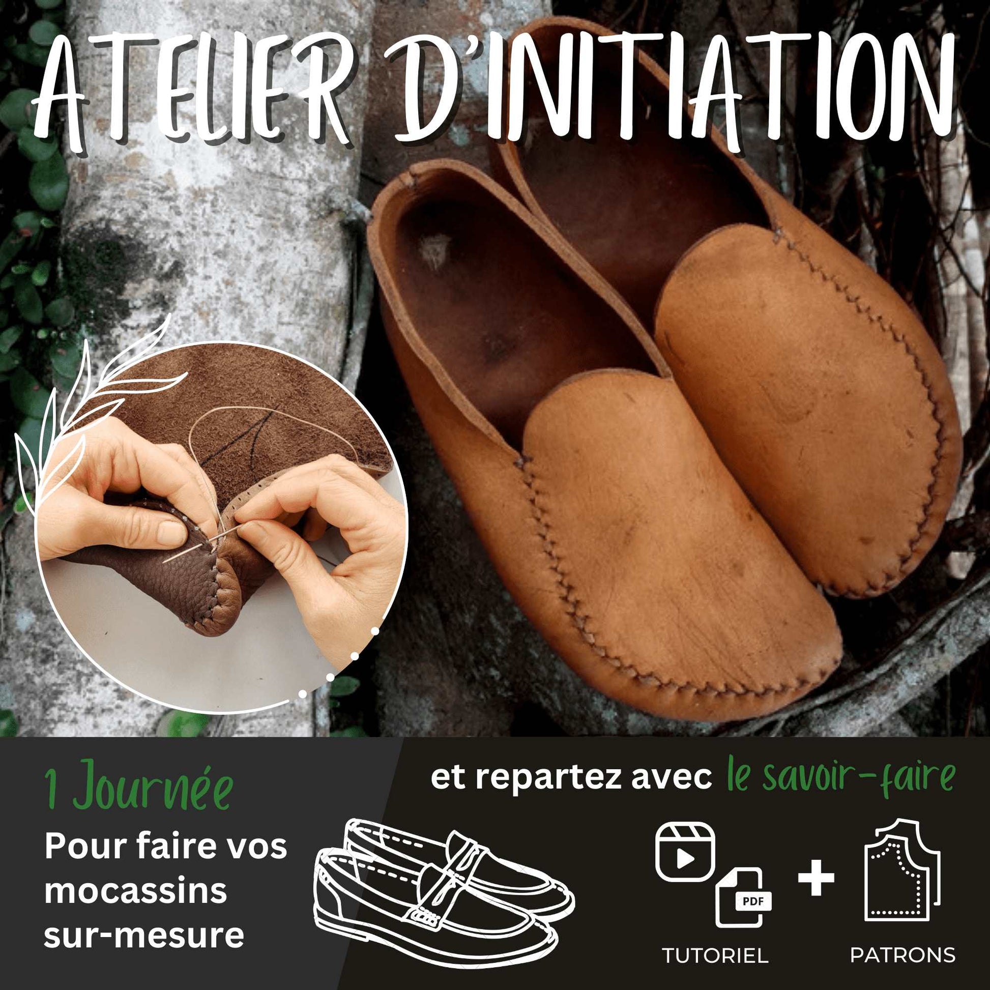 Atelier Mocassin à Luzé (37120), réservation pour le 22 janvier 2023 Earthingmoccasins